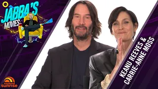 Keanu Reeves & Carrie-Anne Moss on the making of The Matrix Resurrections | Sunrise