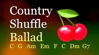 Country Shuffle Ballad, C major, 100bpm. Play along and enjoy!
