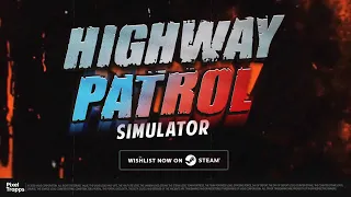 Highway Patrol Simulator - Announcement Trailer STEAM