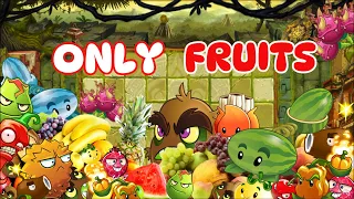 Can you beat Plants Vs. Zombies 2 WITH ONLY FRUITS? (part 5)