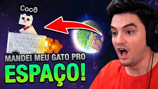 LEVEI MEU GATO PRO ESPAÇO E O PIOR ACONTECEU NO MINECRAFT #1-90 [+10]