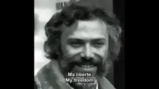 Ma liberté   Georges Moustaki   French and English subtitles mp4144p