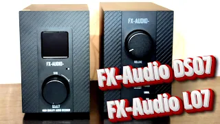 FX-Audio DS07 + FX-Audio L07 Балансный ЦАП и усилитель для колонок с кристально чистым и воздушным