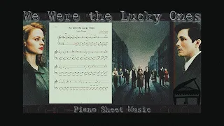We Were the Lucky Ones-Main Theme: Piano Sheet Music arranged by Jessica Glow (Played on Finale)