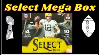 2020 Panini Select Football MEGA BOX! ** 10 Packs 4 Cards Per Pack **