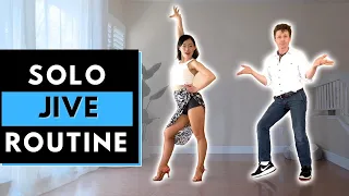 Solo Jive Routine - Sailor Shuffles & Swivels Dance Tutorial