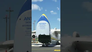 Massive ANTONOV An-225 Closes Front Cargo Door!