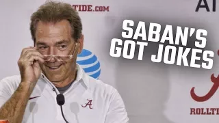 Nick Saban to reporter: 'Maybe we'll try to hire your ass'