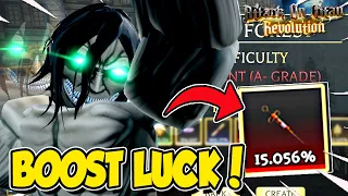 AOT Revolution How To Get Attack Serum Fast + Full Guide!