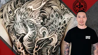 Phoenix Tattoo full back (Part 3) | XĂM PHƯỢNG HOÀNG kín lưng
