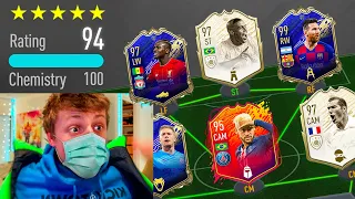 194 RATED FUT DRAFT QUARANTINE CHALLENGE - FIFA 20