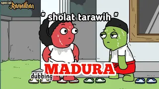 Sholat tarawih -  animasi dubbing Madura spesial ramadhan || ep animation