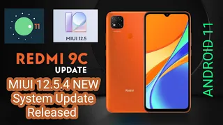 Finally Android 11 New System Update Roll Out For Xiaomi Redmi 9C | Miui 12.5 Update For Redmi 9C