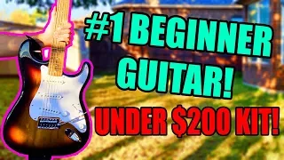 Buying My First Guitar! (Squier Stratocaster Guitar Kit Review!) Beginner Guitars