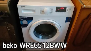 Обзор стиральной машины Beko WRE6512BWW 6kg