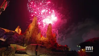 Duel of the Fates portion of the Fire of the Rising Moons fireworks show at Disneyland