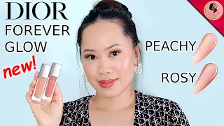 NEW! DIOR FOREVER GLOW MAXIMIZER | Did it disturb my foundation? ROSY and PEACHY