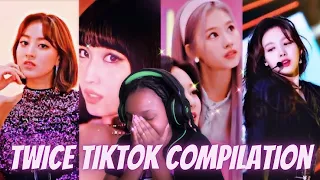 Y'ALL CAN'T PAY ME TO DO THIS AGAIN | TWICE TIKTOK COMPILATION! (PART 1!) 💞🍭 REACTION #twicetuesday
