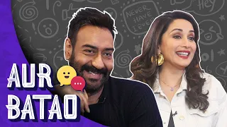 Smitten by Madhuri Dixit, Ajay Devgn ended up burning himself  || TOTAL DHAMAAL || AUR BATAO
