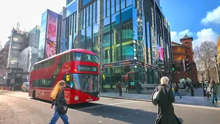 A Sunny London Late Morning Walk | Exploring London, England [4K HDR]