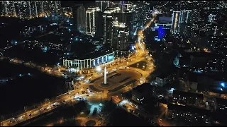 Odessa at night from a height 10 April square Arcadia Genoese