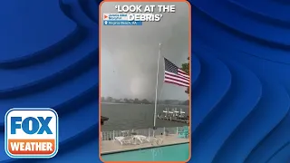 'Look At The Debris': Tornado Rips Through Virginia Beach Hurling Debris