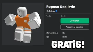 ¡RÁPIDO! RECLAMA PAQUETE DE REPOSO ANIMADO GRATIS en ROBLOX