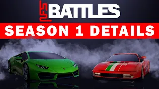 NFS Battles Season 1 - BIG CHANGES, Placement Cars and Races and S1 Rewards!