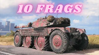 Panhard EBR 105 - 10 Frags World of Tanks,WoT tank battle