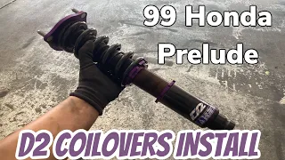 Honda Prelude gets Coilovers! (Coilovers Install)