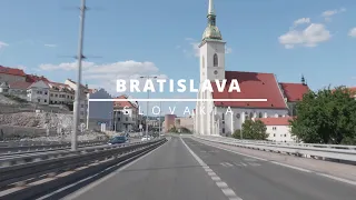 BRATISLAVA SLOVAKIA (SK), 2022, driving tour, day