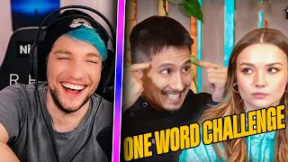 Rezo reagiert auf ONE WORD CHALLENGE mit Julia Beautx und Ju!