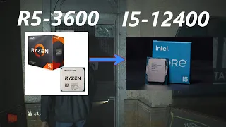 Ryzen R5 3600 vs Intel Core I5 12400