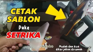 SABLON DTF PAKAI STRIKA - MUDAH banget ‼️