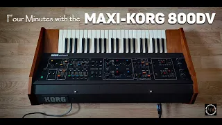 KORG MAXI-KORG 800DV Analog Synthesizer (1975) Repeat Function