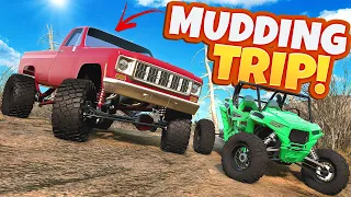 We Destroyed Our Mudding Vehicles During a Trip in Snowrunner Mods!