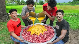 MUTTON GHEE ROAST | Traditional Mutton Ghee Roast Recipe | Village Food