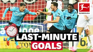 Leverkusen's DRAMA In Extra Time! 🤯 ... and more! • The Best Last-Minute Goals So Far