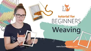 Basic weaving techniques. Weaving loom tutorial. Weaving for beginners. Craft activity.