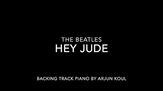 The Beatles - Hey Jude (Piano Backing Track and Lyrics)