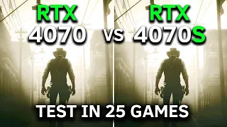 RTX 4070 vs RTX 4070 SUPER | Test In 25 Games at 1440p | 2024