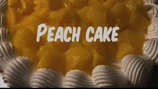 🍑 초간단 복숭아 케이크🍑 peach cake / 복숭아캔으로 만드는 케이크