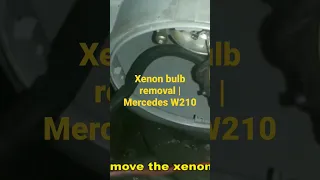 Xenon headlight bulb removal | Mercedes-Benz W210