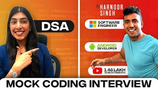 Mock Coding Interview with @SinghinUSA, Microsoft Software Engineer, YouTuber-Data Structures & Algo