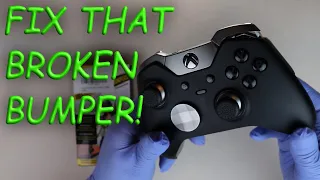 Repair: How To Fix LB/RB Bumper On Elite Xbox One Controller - Replace Broken Bumper & Install New