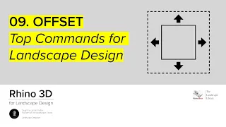 09. OFFSET | Rhino Commands for Landscape Design