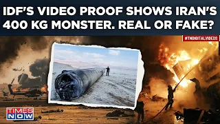 Ballistic Missile With 400 Kg Explosive Hit Israel? IDF's Video Proof Of Iran's Monster? Watch