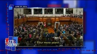 Canadians Chant "Four More Years" During Obama Speech