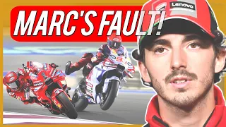 Francesco Bagnaia BLAMES Marc Marquez for Ducati's PROBLEMS IN 2024! | MotoGP News | MotoGP 2024