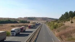 Misery for lorry drivers on Turkish-Bulgarian border